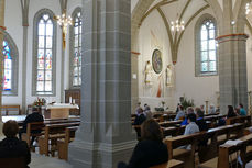 Pfingsten in der renovierten Stadtpfarrkirche St. Crescentius (Foto: Karl-Franz Thiede)